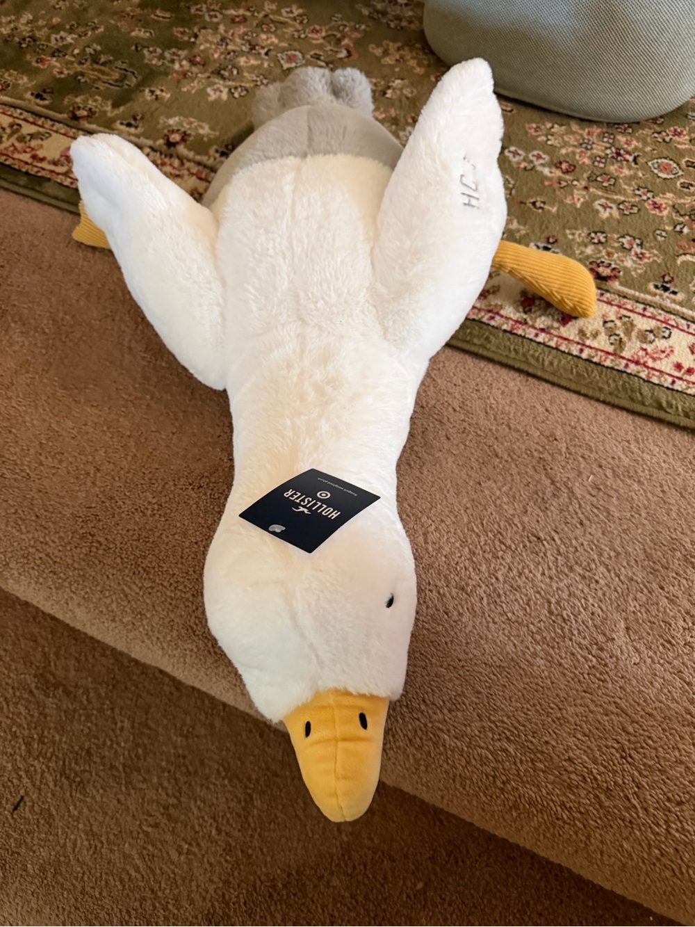 NWT Hollister Target Sam the Seagull Weighted Plush Throw Pillow